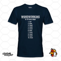 Load image into Gallery viewer, Woodworking In 10 Easy Steps shirt
