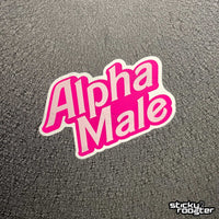 Alpha Male sticker | StickyRooster