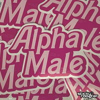 Load image into Gallery viewer, Alpha Male sticker - StickyRooster
