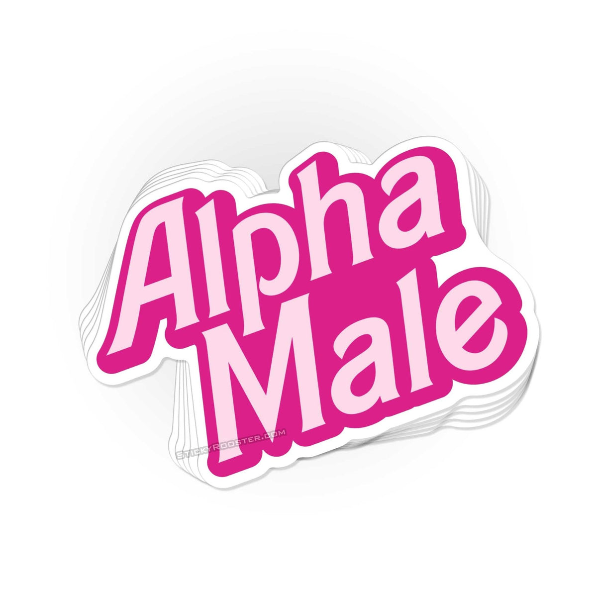 Alpha Male sticker - StickyRooster