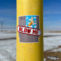 Load image into Gallery viewer, Blow Me retro sticker - StickyRooster
