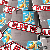 Load image into Gallery viewer, Blow Me retro sticker - StickyRooster
