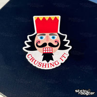 Load image into Gallery viewer, Crushing It sticker - StickyRooster
