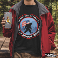Load image into Gallery viewer, Dept. of Bigfoot Research shirt - StickyRooster
