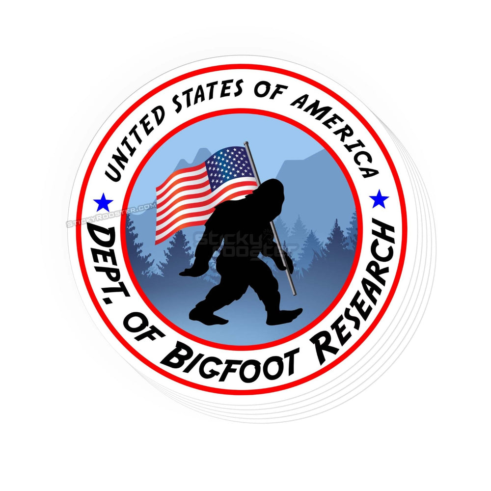 Dept of Bigfoot Research sticker - StickyRooster