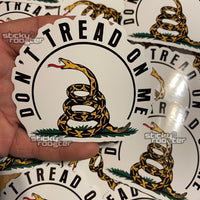 Load image into Gallery viewer, Don&#39;t Tread On Me sticker - StickyRooster

