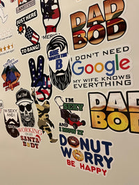 Load image into Gallery viewer, Donut Worry, Be Happy sticker - StickyRooster
