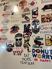 Load image into Gallery viewer, Eat More Venison sticker - StickyRooster
