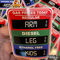 Load image into Gallery viewer, Gas Prices sticker - StickyRooster
