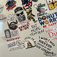 Load image into Gallery viewer, I Wish I Was Born Rich sticker - StickyRooster
