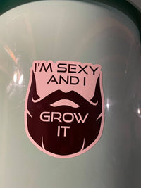Load image into Gallery viewer, I’m sexy and I grow it sticker - StickyRooster
