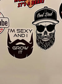 Load image into Gallery viewer, I’m sexy and I grow it sticker - StickyRooster

