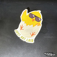 Load image into Gallery viewer, Just Got Laid sticker - StickyRooster
