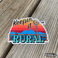 Load image into Gallery viewer, Keepin it Rural sticker - StickyRooster

