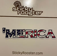 Load image into Gallery viewer, &#39;Merica sticker - StickyRooster
