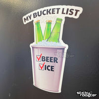 Load image into Gallery viewer, My Bucket List Sticker - StickyRooster
