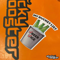 Load image into Gallery viewer, My Bucket List Sticker - StickyRooster
