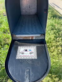 Load image into Gallery viewer, Thank you USPS stamp sticker - StickyRooster
