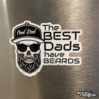 Load image into Gallery viewer, The Best Dads have Beards sticker - StickyRooster
