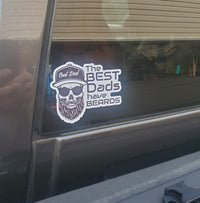 Load image into Gallery viewer, The Best Dads have Beards sticker - StickyRooster
