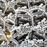 Load image into Gallery viewer, The More I Play With It, The Bigger It Gets sticker - StickyRooster
