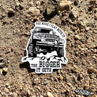 Load image into Gallery viewer, The More I Play With It, The Bigger It Gets sticker - StickyRooster
