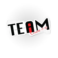 Load image into Gallery viewer, There&#39;s no I in team sticker - StickyRooster
