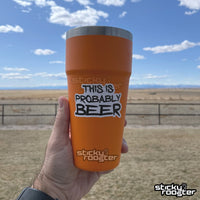 Load image into Gallery viewer, This Is Probably Beer sticker - StickyRooster
