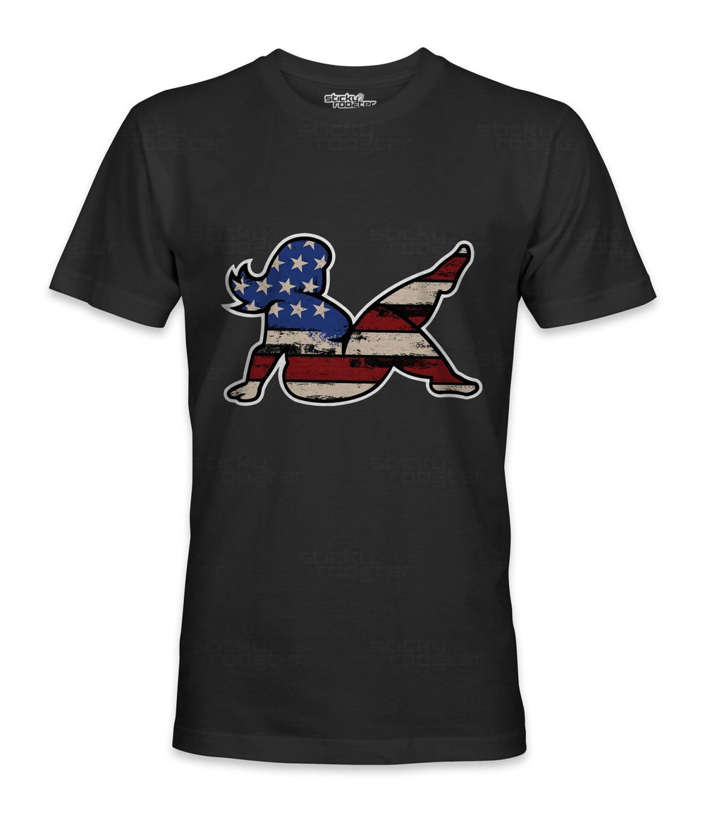 USA Real Mudflap Girl shirt - StickyRooster