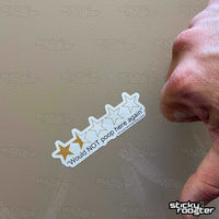 Load image into Gallery viewer, Would NOT poop here again stickers - you get 3! - StickyRooster
