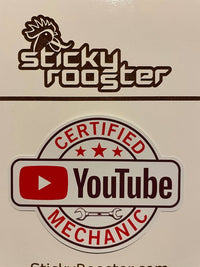 Load image into Gallery viewer, YouTube Mechanic sticker - StickyRooster
